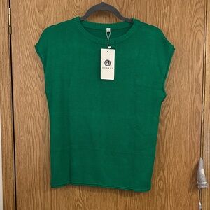 Gunest Women's Green Sleeveless Top